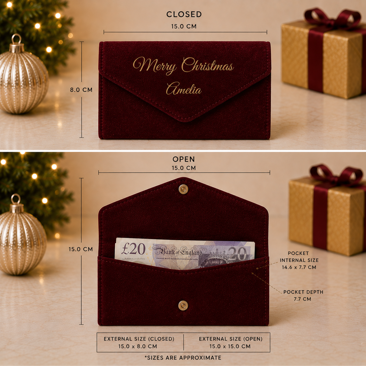 Mix Pack 20 Money Gift Envelope (Multiple Colour Options) PRE-ORDER start August