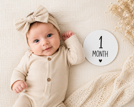 Acrylic Baby Milestone Circle Disc (Can be sublimated on)