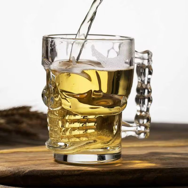 Skull Beer Glass PRE-ORDER Due Mid July