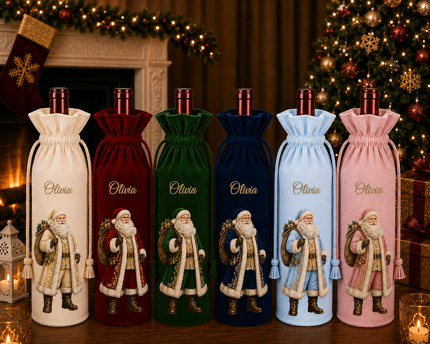 DTF Santas for RST Christmas Range Please read description regarding the writing PRE-Order due August