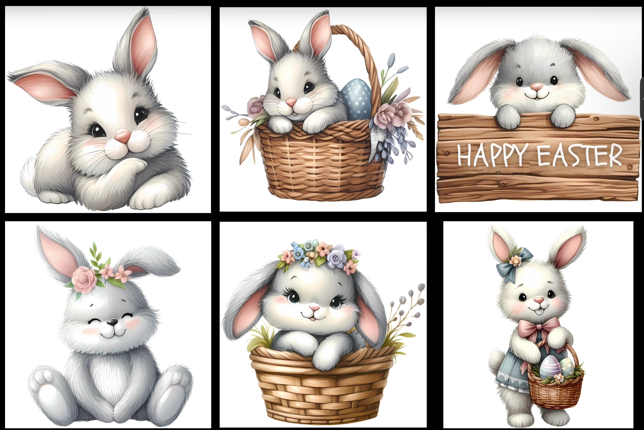 UV DTF - Easter Rabbits (multiple designs) – RST Prints