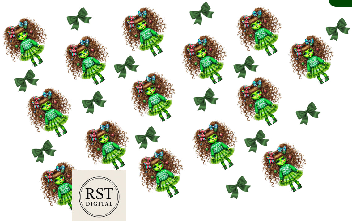 UV DTF - RST Christmas Girl multiple sizes