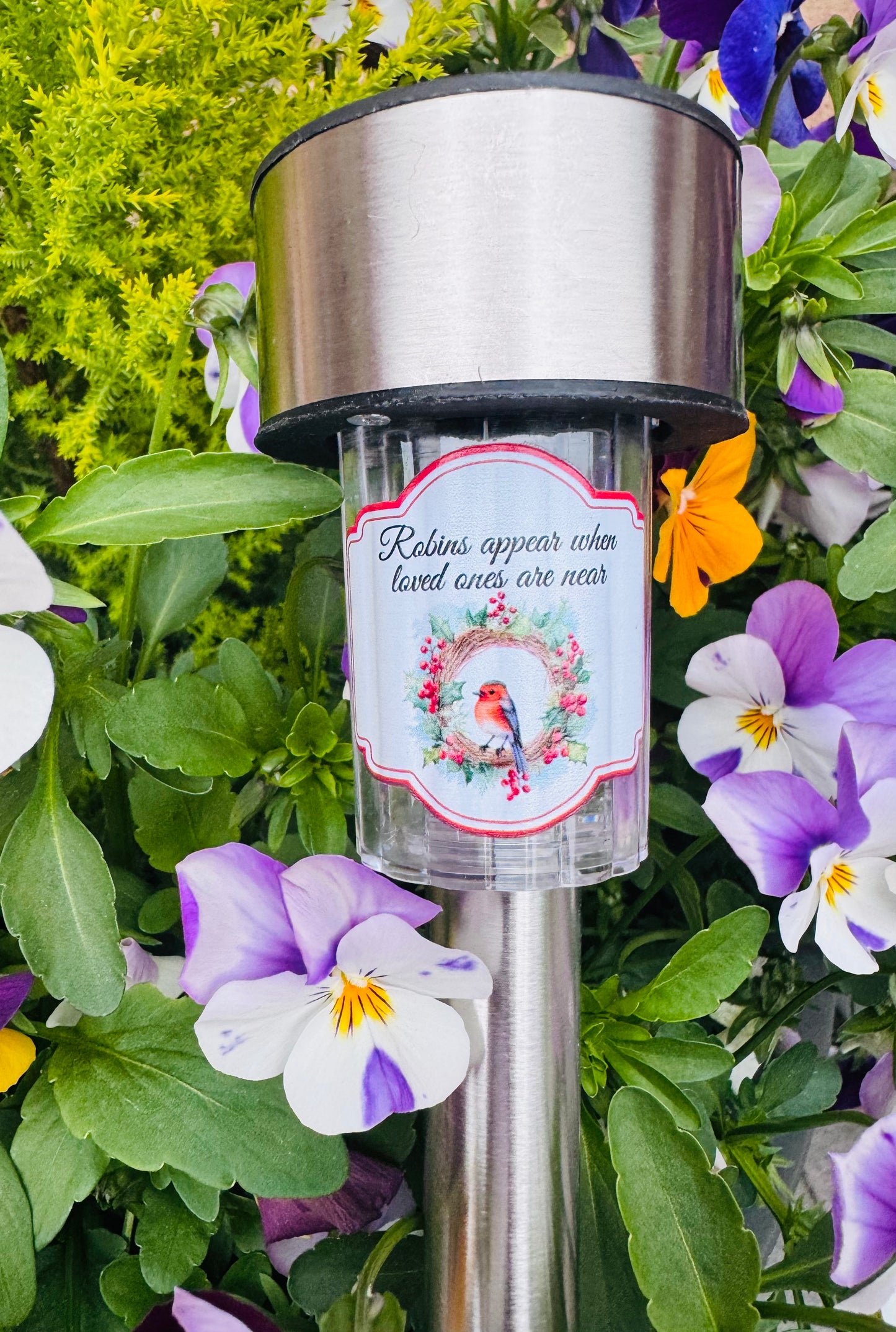 UV Robins Appear - Including Solar  Light Size