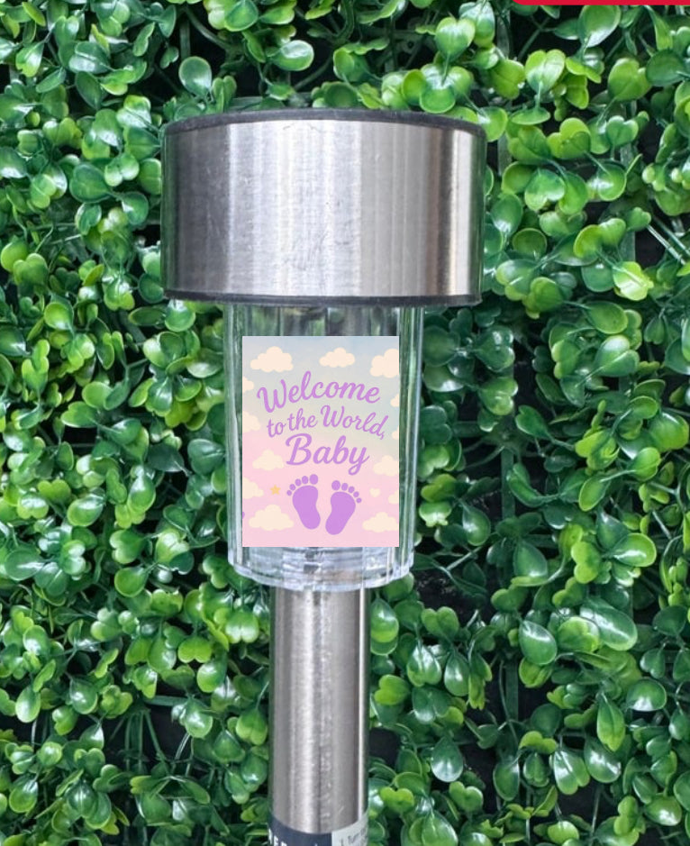 UV - Purple Welcome Baby