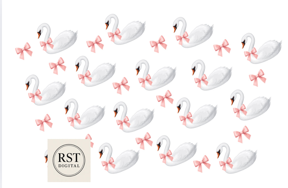 UV DTF - RST Swan multiple sizes