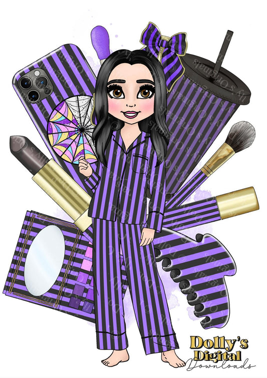 UV Purple Stripe Dolly