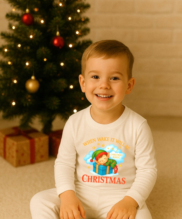 DTF Fabric - When I Wake - Elf Sleeping