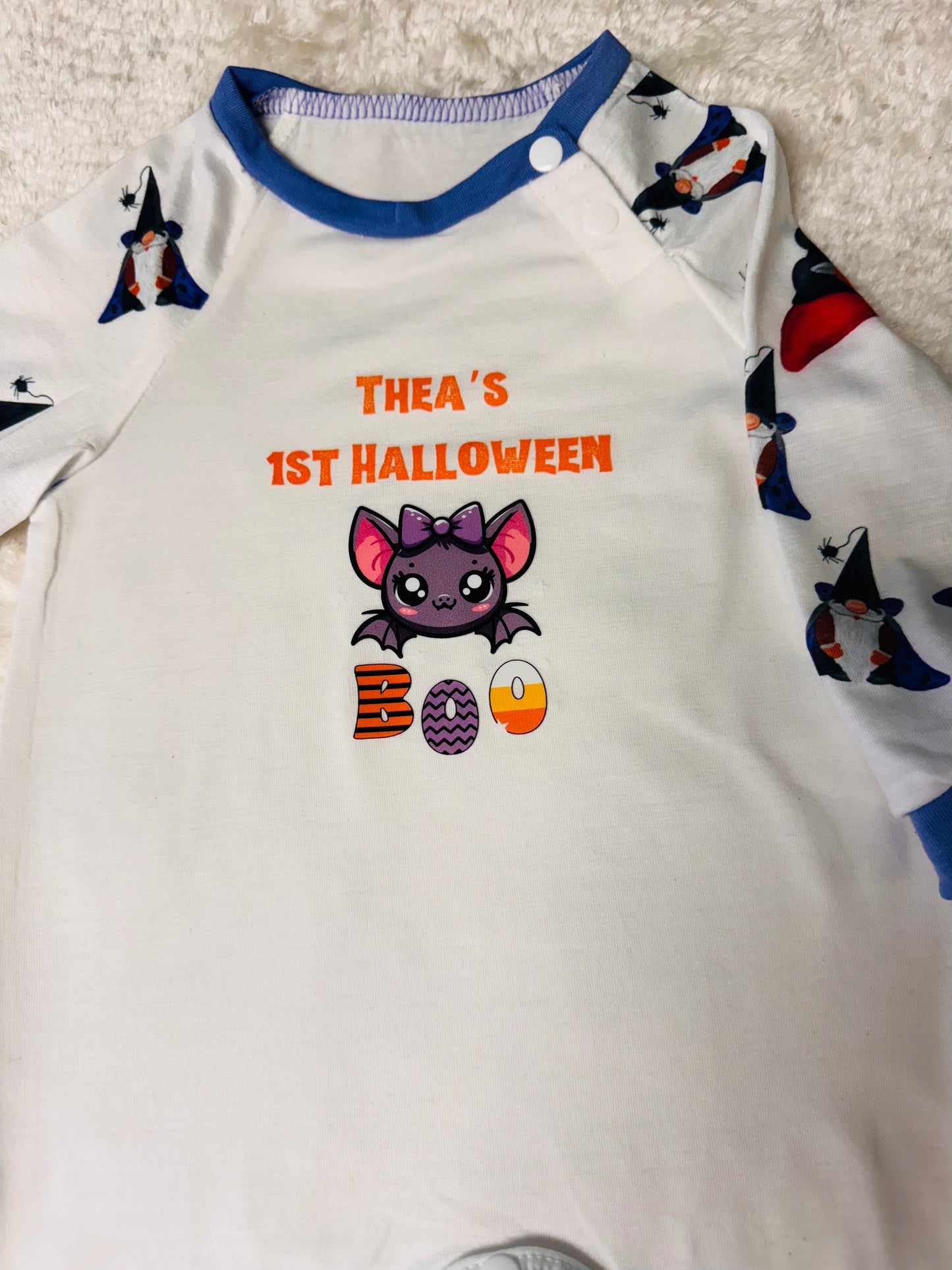 DTF Halloween BOO Bat with Name (multiple sizes)