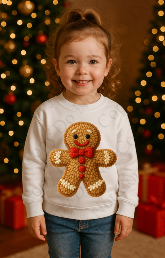 DTF Fabric - Gingerbread (Wooly Style)