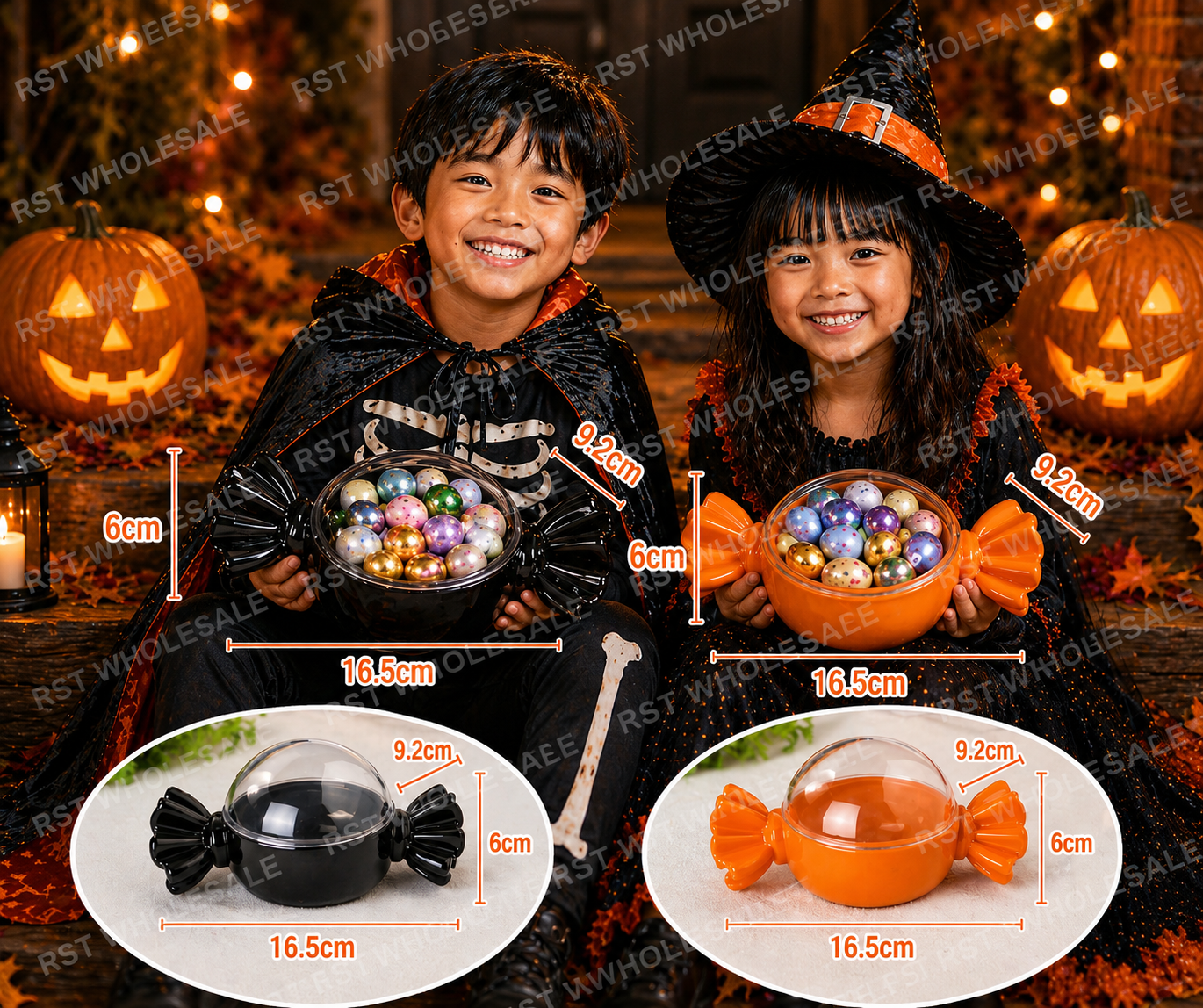 Halloween Candy Jars In stock