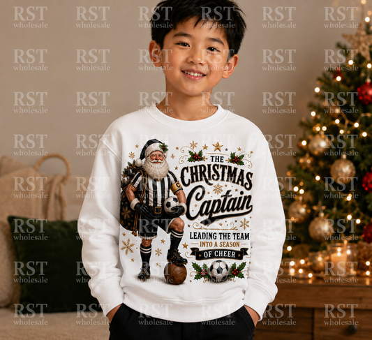 DTF Fabric - Santa Football - The Christmas Captain