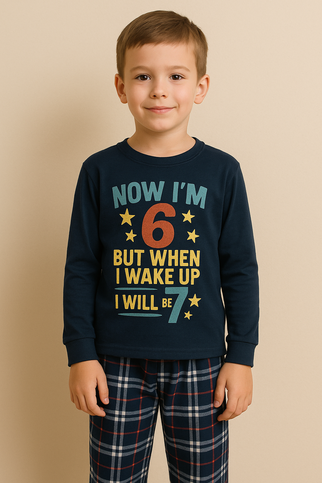 DTF Fabric - Retro Colours When I wake 6 7