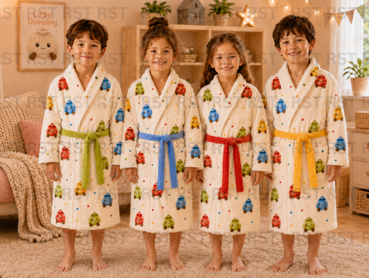 Bright Dumplings Dressing Gown (No Name on Chest) Pre-Order Due October