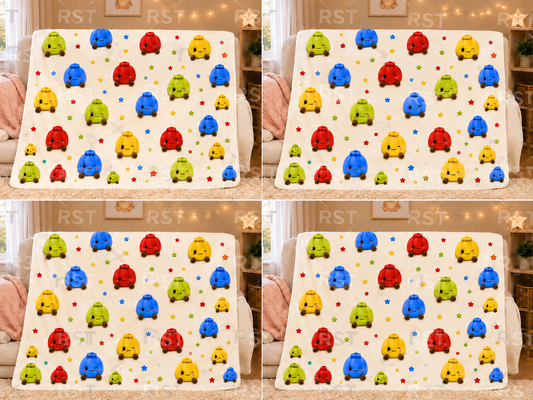 Bright Dumpling Blanket (No Name added) Pre-Order Due October