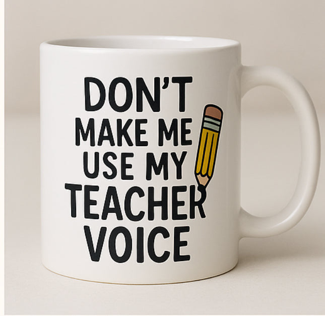Sublimation - Don’t make me use my teacher voice