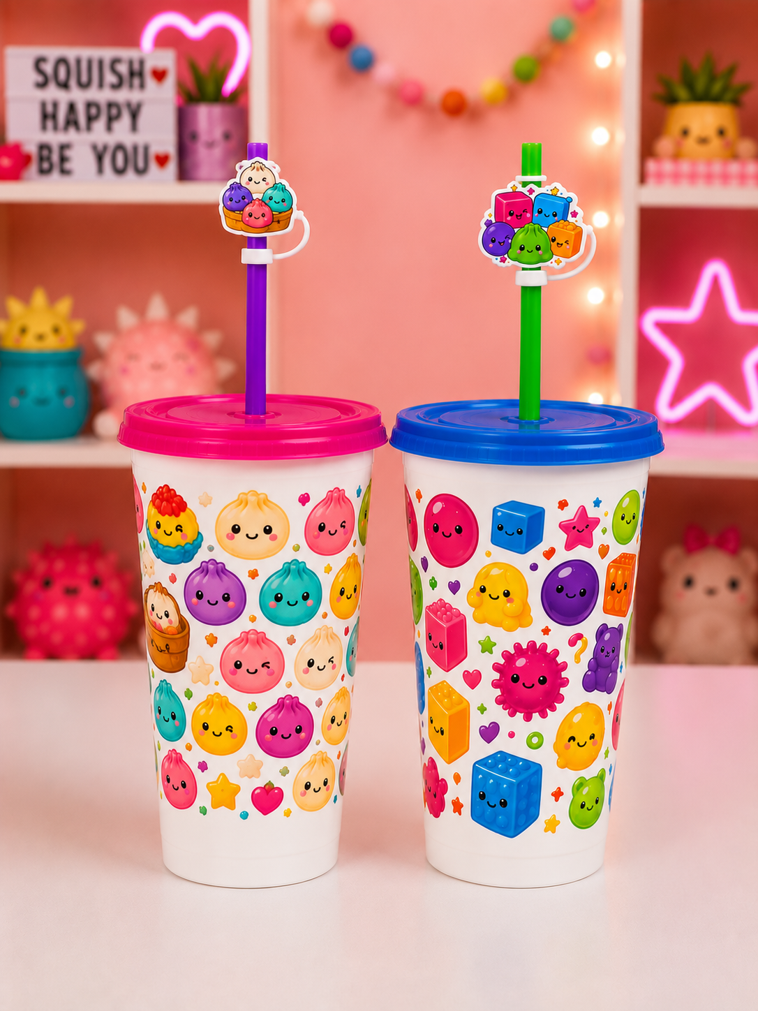 RST DESIGN Squishy and Dumpling Straw Topper PRE-ORDER due Mid July