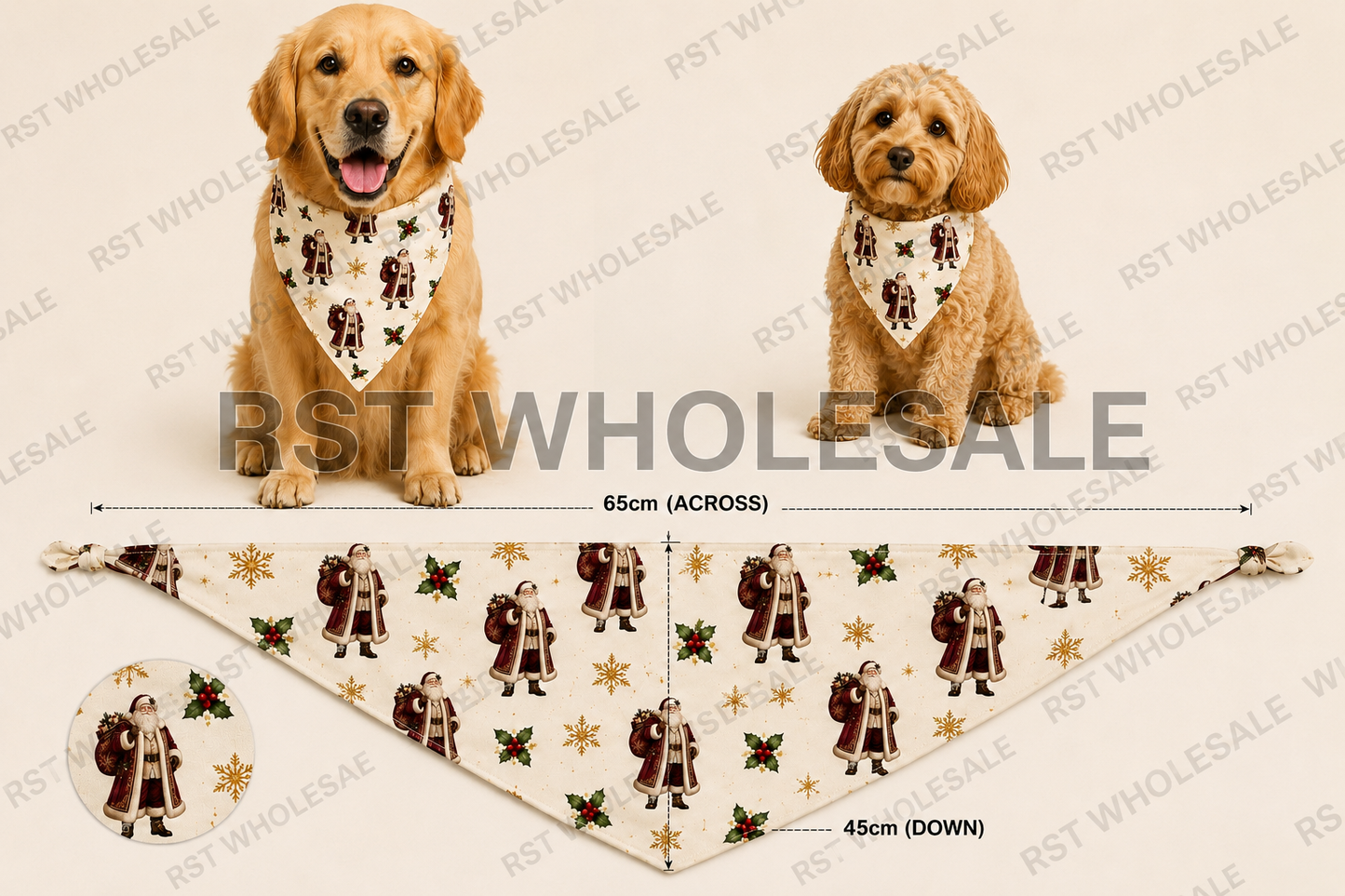 Santa Dog Bandanna