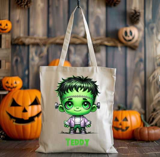 DTF Halloween Monster Boy with Name (multiple sizes)