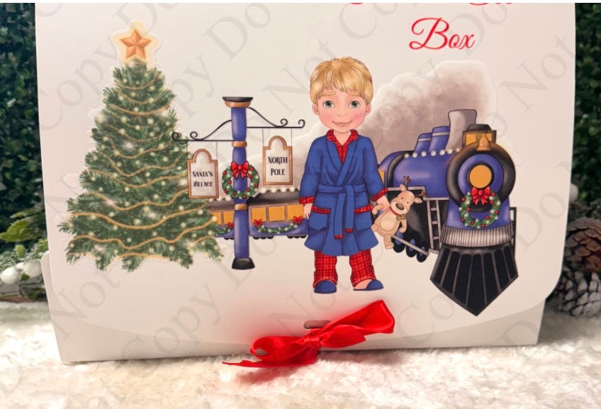 Dolly Gift Box - Boy Dark Train (Name Optional)