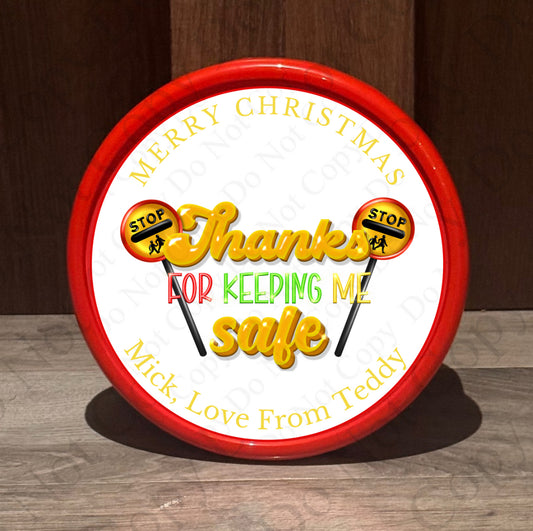 Chocolate Tub Sticker - Lollipop