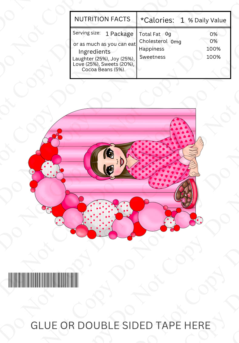 Chocolate Wrapper - Galentines Dolly’s