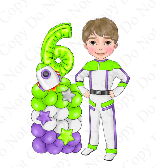 UV - Space Land Boy Birthday Dolly’s