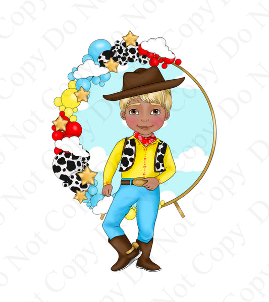 UV - Toy Land Boy Round Background Dolly’s