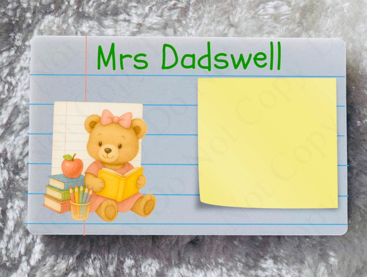 Acrylic Sticky Note Blanks Vertical (Can be sublimated on)