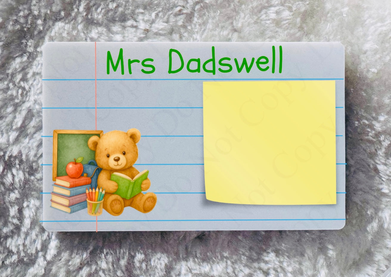 Acrylic Sticky Note Blanks Vertical (Can be sublimated on)