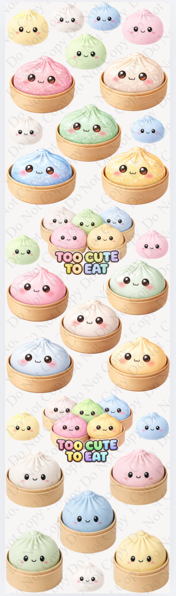 NEW DTF (Fabric) Pastel Dumpling Sheet