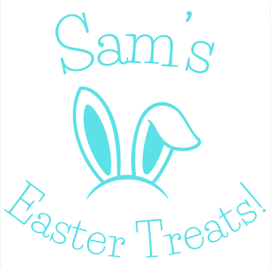 Custom Easter Treats UV DTF (multiple colours)