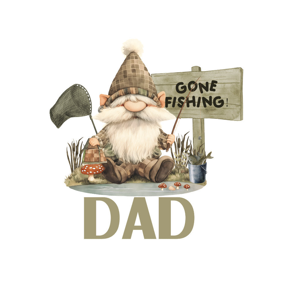 UV DTF - Dad Gone Fishing