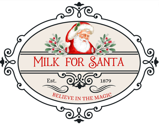 UV DTF - Christmas Santas Milk (287)