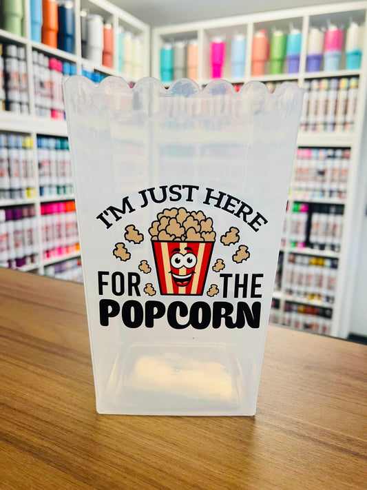 UV DTF - Here For The Popcorn