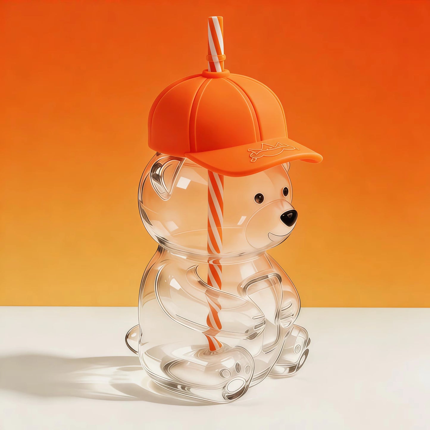 Baseball Cap Glass Bear Tumbler (Pre-Order due mid May)