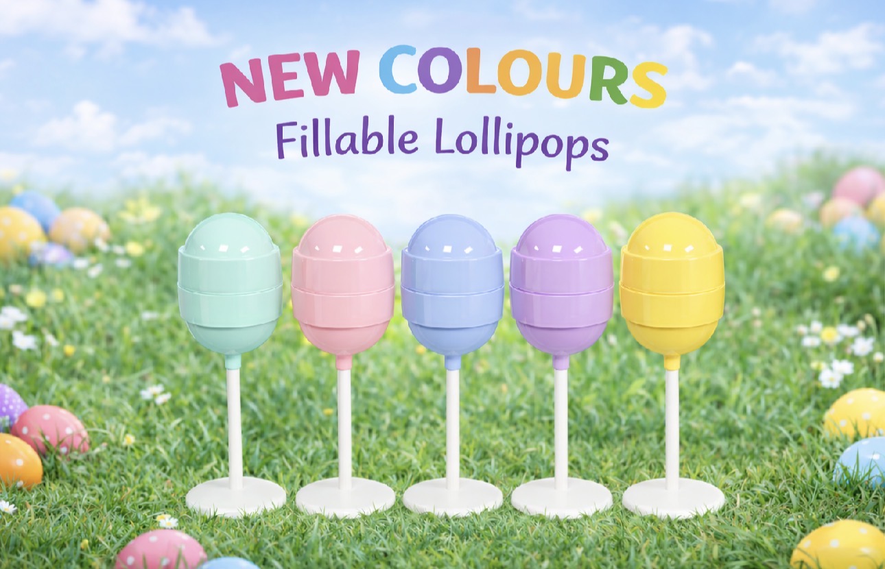 Paste Mint Fillable Lollipops in stock