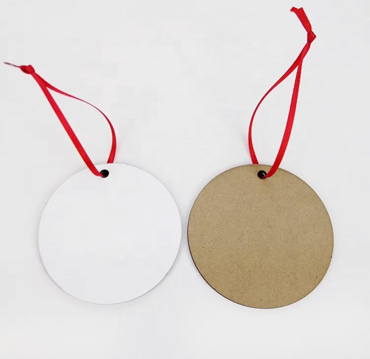 MDF Sublimation 3inch Round Tree decoration