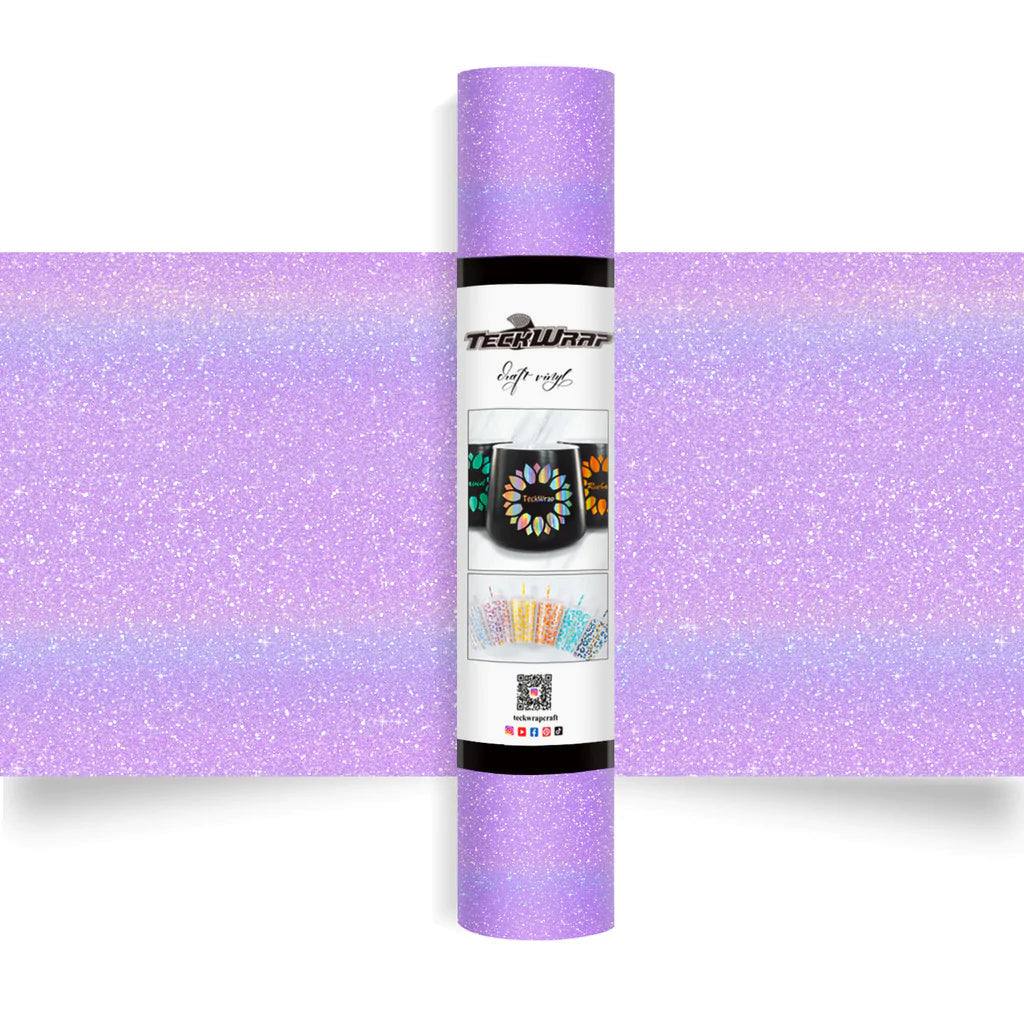 Teckwrap Colourful Glitter Permanent Vinyl