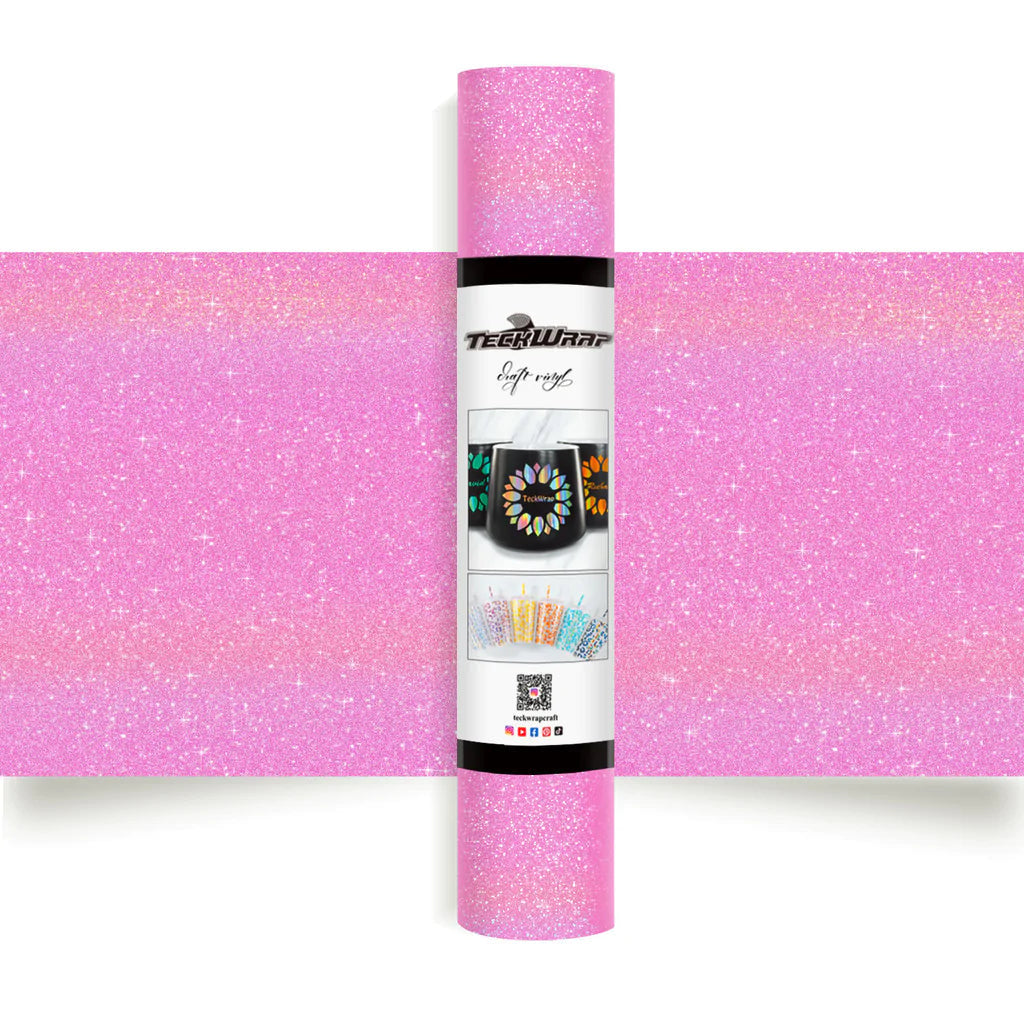 Teckwrap Colourful Glitter Permanent Vinyl