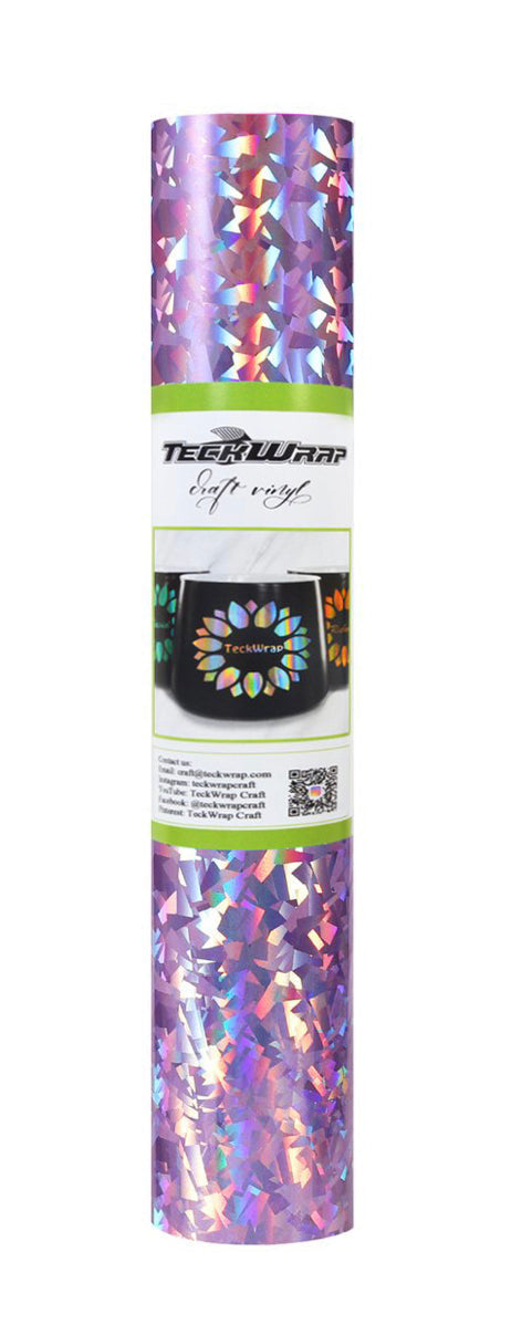 Teckwrap Glass Flower Permanent Vinyl