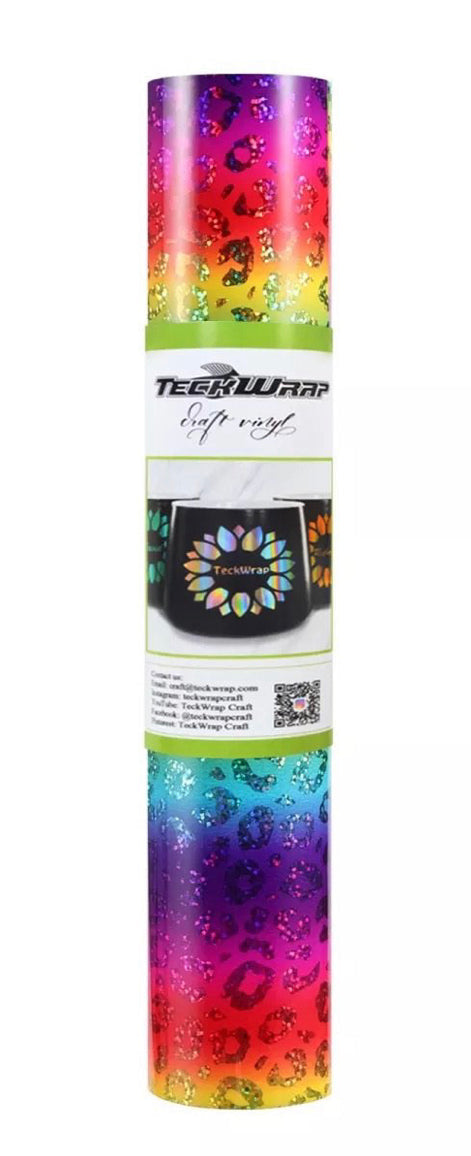 Teckwrap Holographic Mosaic Permanent Vinyl