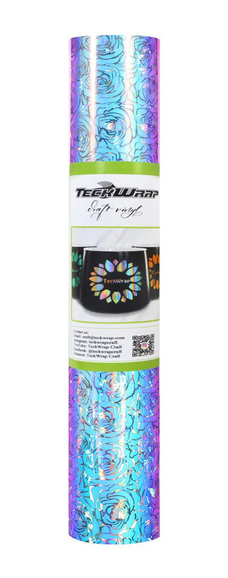 Teckwrap Holographic Mosaic Permanent Vinyl