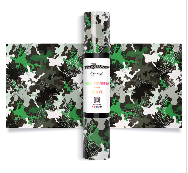 Teckwrap Camouflage HTV (Heat Transfer Vinyl)*