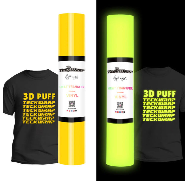 Teckwrap Glow In The Dark Puff HTV (Heat Transfer Vinyl)*