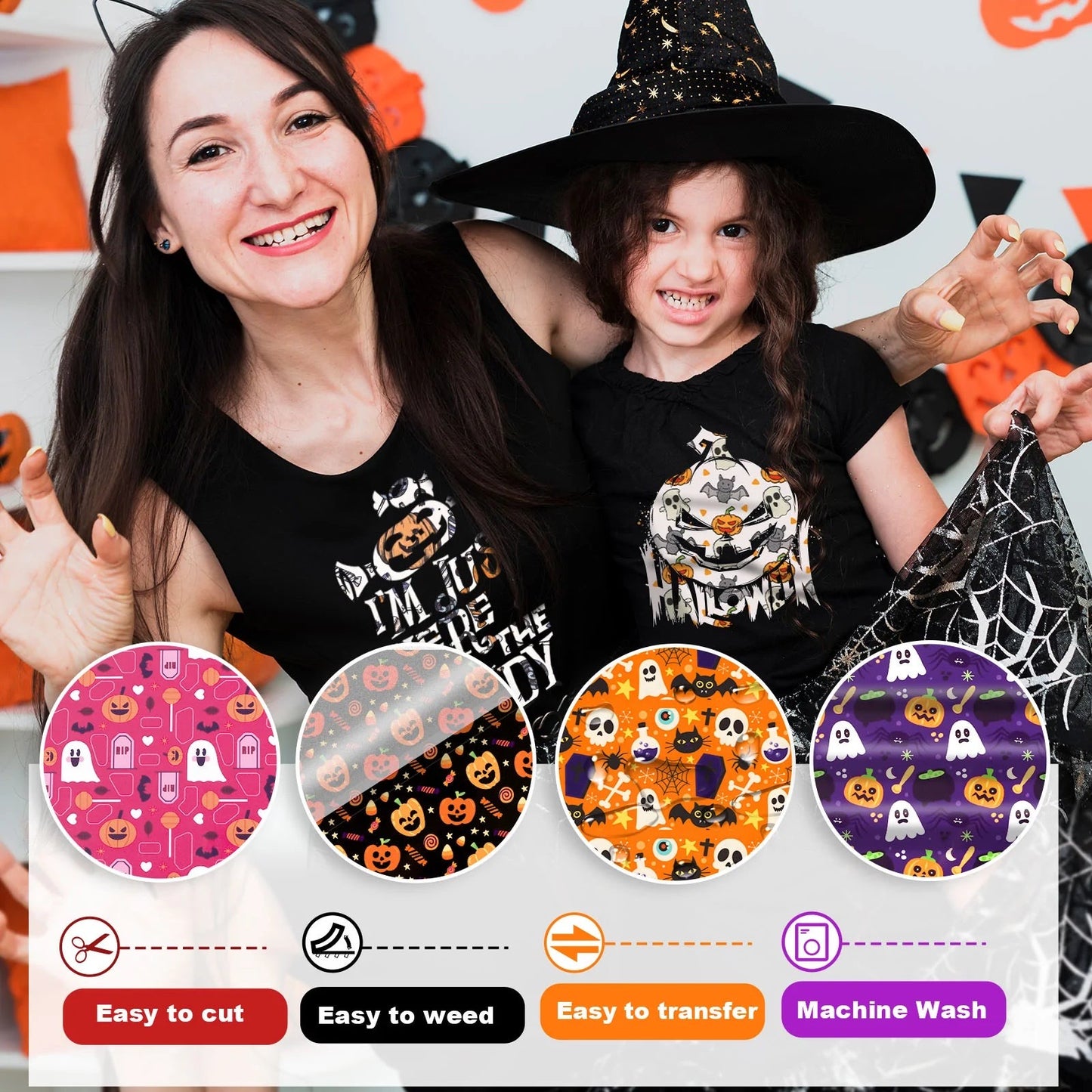 Teckwrap Halloween HTV (Heat Transfer Vinyl)*