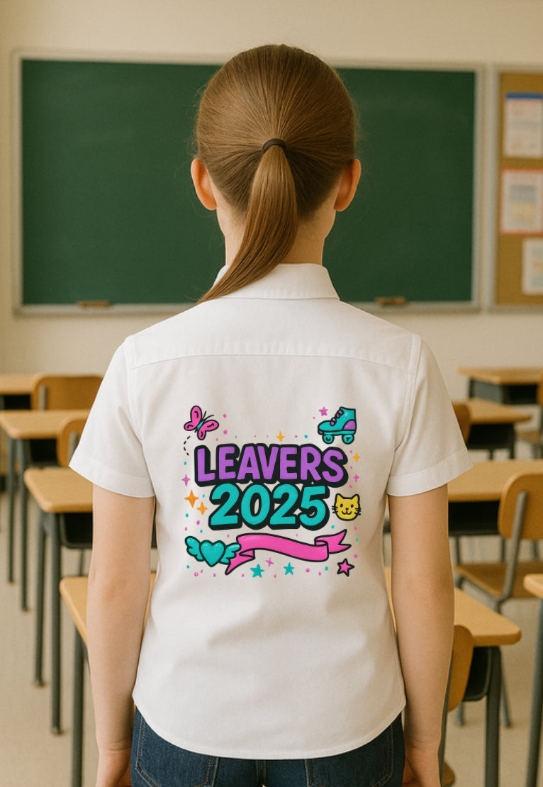 DTF Fabric - Leavers Roller Skates (can be customised)