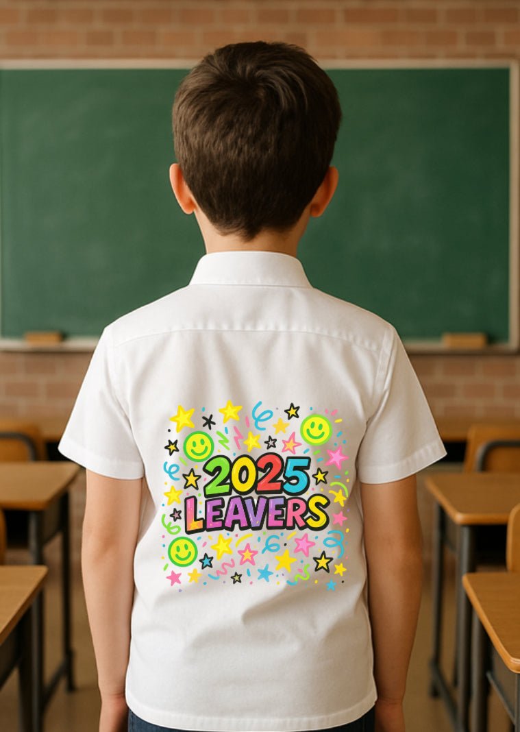 DTF Fabric - Leavers Multi Colour (can be customised)