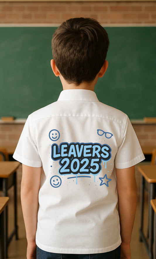 DTF Fabric - Leavers Blue/Dark Blue (can be customised)