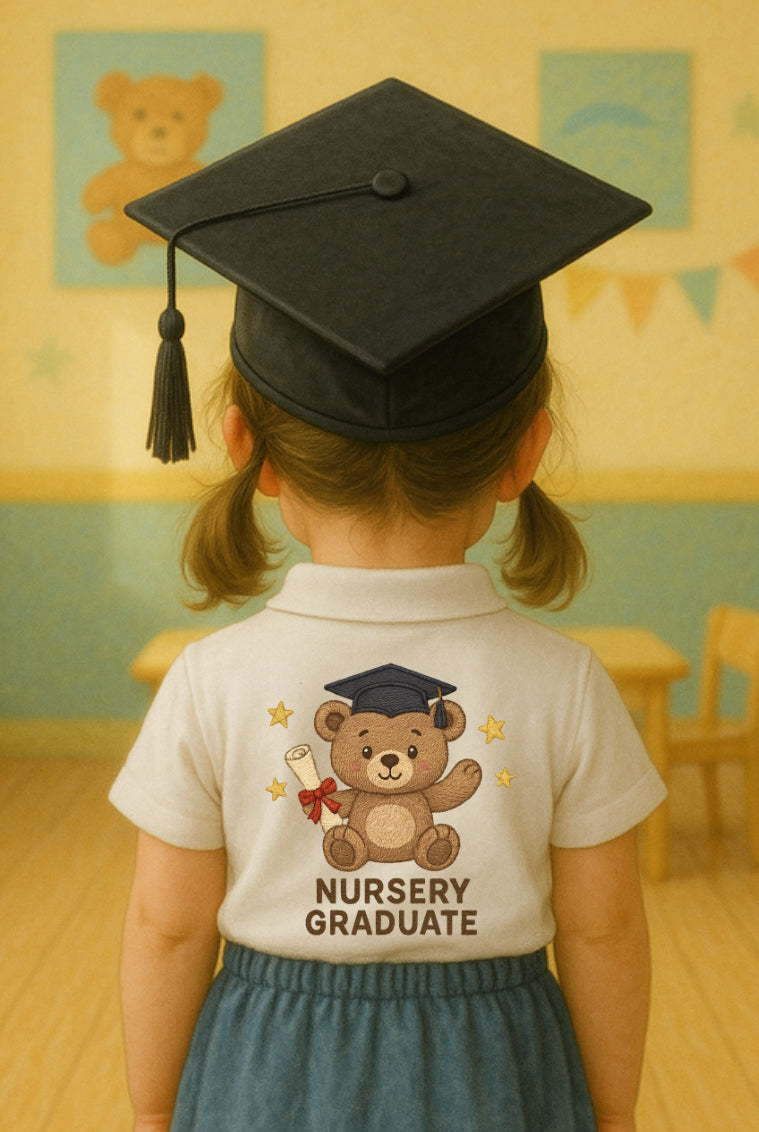 DTF Fabric - Nursery Graduation Teddy (can be customised)