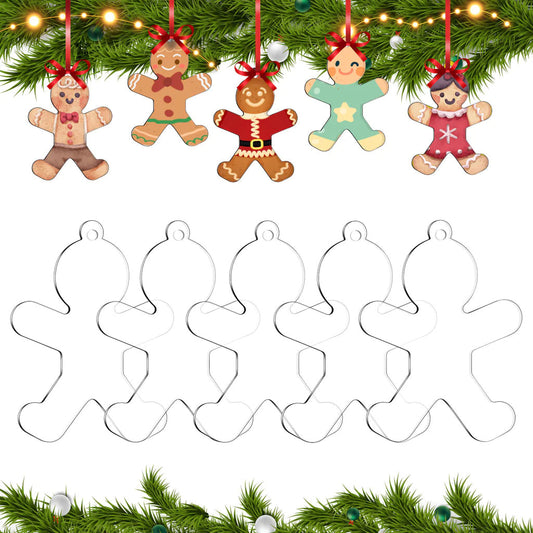 Teckwrap Acrylic Christmas Ornaments Blanks (multiple designs)